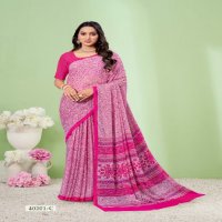 Ruchi Star Chiffon 186 Wholesale Chiffon Fabrics Printed Ethnic Sarees