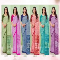 Ruchi Star Chiffon 186 Wholesale Chiffon Fabrics Printed Ethnic Sarees