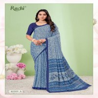 Ruchi Star Chiffon 186 Wholesale Chiffon Fabrics Printed Ethnic Sarees