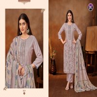 Kala Fashion Callista Wholesale Pure Shimmer Muslin With Embroidery Dress Material