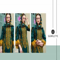 Belliza Scarlette Wholesale Pure Cotton With Embroidery Dress Material