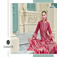 Belliza Scarlette Wholesale Pure Cotton With Embroidery Dress Material