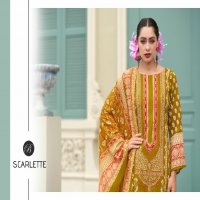 Belliza Scarlette Wholesale Pure Cotton With Embroidery Dress Material