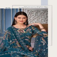 Alok Ashmira Wholesale Pure Cambric With Fancy Work Dress Material