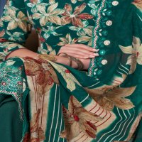 Alok Ashmira Wholesale Pure Cambric With Fancy Work Dress Material