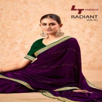 radiant vol 1 by lt fabrics dola silk casual printed saree with fancy blouse