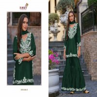 vamika anamika vol 1 chinon fully stitch designer sharara style 3pcs dress