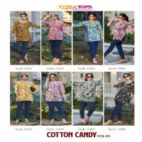 Tips And Tops Cotton Candy Vol-5 Wholesale Cotton Foil Prints Short Tops