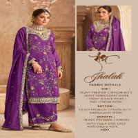 Radha Jhalak Wholesale Chinon With Embroidery Free Size Stitched Suits