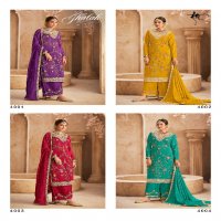 Radha Jhalak Wholesale Chinon With Embroidery Free Size Stitched Suits