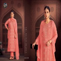 Fourdots Kumkum Wholesale Glass Organza With Khatli Work Dress Material