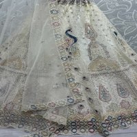 Anjani Art D.no 2823A to 2823D Wholesale Four Side Beautiful Lace and work all over Lehengas