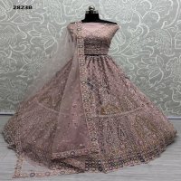 Anjani Art D.no 2823A to 2823D Wholesale Four Side Beautiful Lace and work all over Lehengas