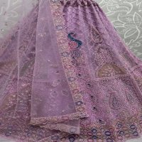 Anjani Art D.no 2823A to 2823D Wholesale Four Side Beautiful Lace and work all over Lehengas