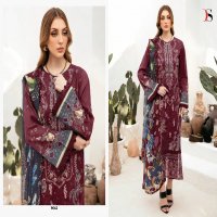 DEEPSY SUITS CHEVERON VOL 13 LATEST PURE COTTON WITH EMBROIDERY WORK PAKISTANI UNSTITCH SUIT