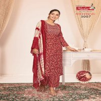 Navkar Soundarya Vol-3 Wholesale Straight Cut Top With Pant And Dupatta