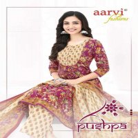 aarvi fashion pushpa vol 1 cotton fully stitch casual anarkali 3pcs dress