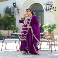 Afsana Zuhaira Wholesale Garara Style Readymade Salwar Suits Combo