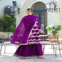 Afsana Zuhaira Wholesale Garara Style Readymade Salwar Suits Combo