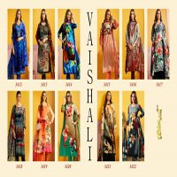 Vaishali Vol-3400 Vivid Visuals Wholesale Digital Suits Collection