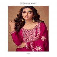 Aashirwad Rashmika Wholesale Premium Silk Free Size Stitched Gowns