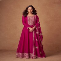 Aashirwad Rashmika Wholesale Premium Silk Free Size Stitched Gowns