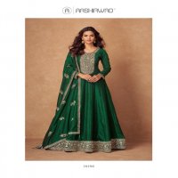 Aashirwad Rashmika Wholesale Premium Silk Free Size Stitched Gowns