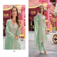 Zaveri Alvina Wholesale Soft Blooming Embroidery Work Readymade Suits