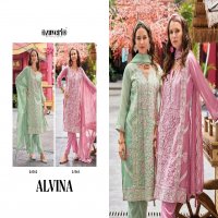 Zaveri Alvina Wholesale Soft Blooming Embroidery Work Readymade Suits