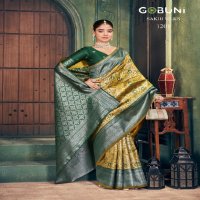 gobuni sakhi silks zari silk stylish look sarees online