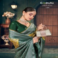 gobuni sakhi silks zari silk stylish look sarees online