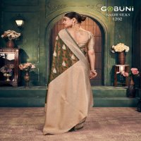 gobuni sakhi silks zari silk stylish look sarees online