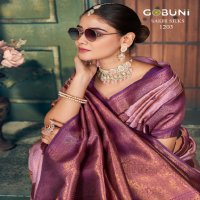 gobuni sakhi silks zari silk stylish look sarees online