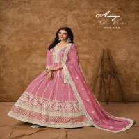 Twisha Aanaya Vol-214 By Dani Creations Wholesale Dolla Silk Anarkali Suits