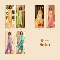 Sadhana Mariam Wholesale Pure Musline Silk With Fancy Work Salwar Suits