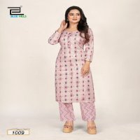 Blue Hills Fresh Sip Wholesale Rayon Capsule Print Kurti With Pants