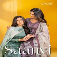 Glossy Simar Saanvi Wholesale Pure Viscose Muslin With Handwork Salwar Suits