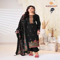 pallavi vol 4 by suryajyoti jam satin hit design unstitch 3pcs dress