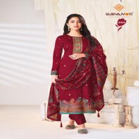 pallavi vol 4 by suryajyoti jam satin hit design unstitch 3pcs dress
