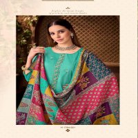 Alok Mishika Wholesale Pure Zam Fancy Embroidery Dress Material