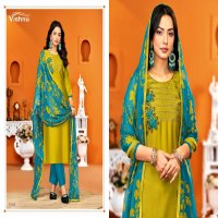 vishnu dermy cool vol 23 attractive look silk dress material online