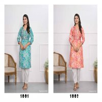 Tejasvee Avika Wholesale Office Wear Kurtas For summer collection