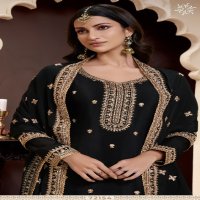 Vinay Kuleesh Shaniya Wholesale Heavy Embroidered Chinon Designer Salwar Suits