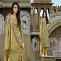 Rang Fashion Style Well Wholesale Pure Viscose Muslin With Neck Work Salwar Suits
