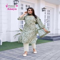 Mystic 9 Anaya Vol-1 Wholesale Straight Cut Top With Pant And Dupatta