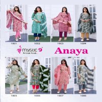 Mystic 9 Anaya Vol-1 Wholesale Straight Cut Top With Pant And Dupatta