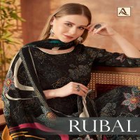 Alok Rubal Wholesale Viscose Muslin With Hand Work Dress Material