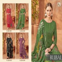 Alok Rubal Wholesale Viscose Muslin With Hand Work Dress Material