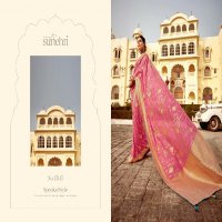 Kimora Sunehri Rang Mahal Wholesale Dola Silk Fabrics Designer Sarees