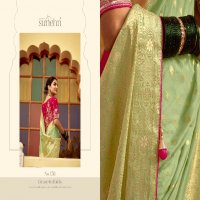 Kimora Sunehri Rang Mahal Wholesale Dola Silk Fabrics Designer Sarees